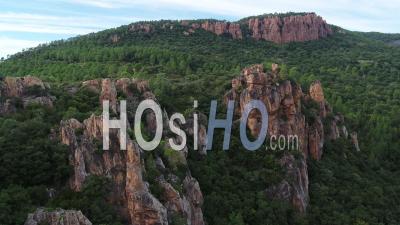 Gorges Of Blavet, Land Of Fayence, Bagnols-En-Foret - Video Drone Footage