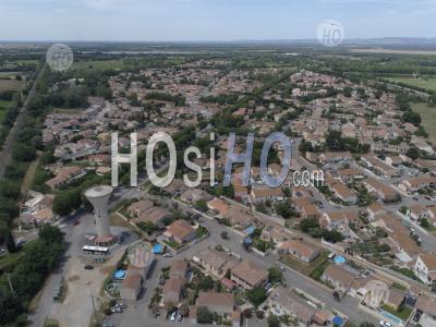 Village Of Istres, Historical Center, Bouches Du Rhone - Aerial Photography
