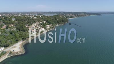 Plage De L'étang De Berre, Istres - Vidéo Drone