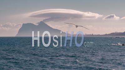 Rock Of Gibraltar, Daytime - Video Drone Footage
