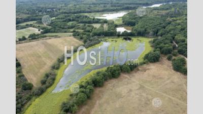 Pond Of Bièvre, Forest And Ponds Of Sologne, Loir-Et-Cher - Aerial Photography