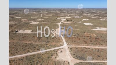 Oil Wells In Permian Basin - Aerial Photography