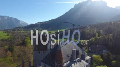 Castle Of Menthon-Saint-Bernard - Video Drone Footage
