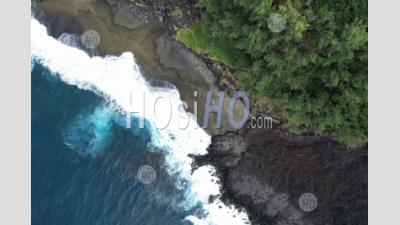 L'île De La Réunion, Coulées De Lave De 2007 Au Vieux Port Du Tremblet Dans L'océan Indien - Photographie Aérienne