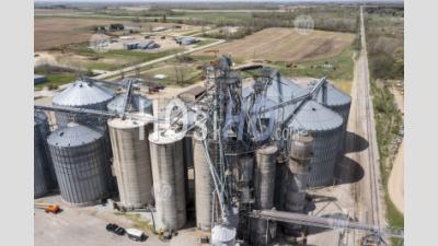 Michigan Grain Elevators - Aerial Photography
