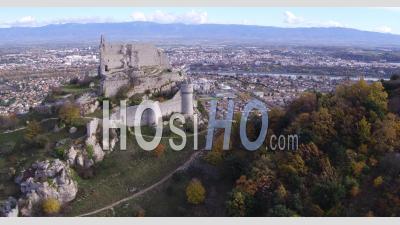 Château De Crussol, Saint-Péray - Video Drone Footage