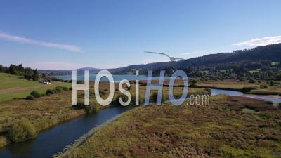 Lac Saint-Point Malbuisson Doubs - Video Drone Footage