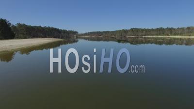 Lac De Clarens In Casteljaloux - Video Drone Footage