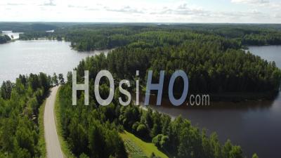 Lemi, A Little Village In Karelia - Video Drone Footage