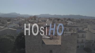 Alcudia Town, Mallorca - Video Drone Footage
