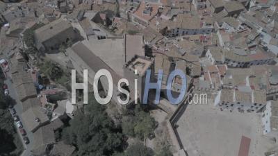 Bunol Castle, Spain. Castillo De Bunol - Video Drone Footage