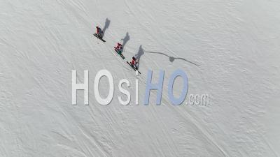 Ski De Randonnée - Vidéo Par Drone