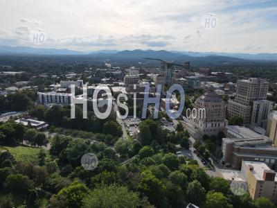 Downtown Asheville North Carolina Usa Looking North West 2 - Aerial Photography