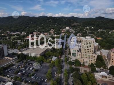 Downtown Asheville North Carolina Usa Looking East 5 - Aerial Photography