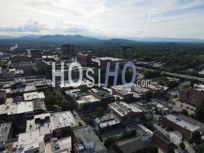 Downtown Asheville North Carolina Usa Looking West 6 - Aerial Photography
