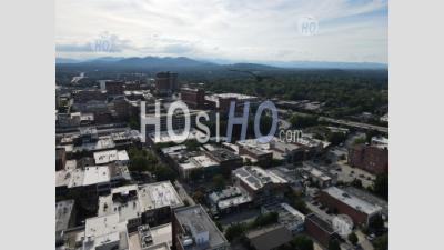 Downtown Asheville North Carolina Usa Looking West 6 - Aerial Photography
