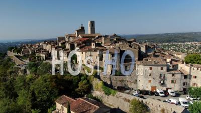 Saint Paul De Vence,Village De Provence,Vue Aérienne Par Drone