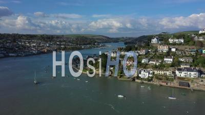 Dartmouth, Kingswear Et La Rivière Dart, Devon, Angleterre - Vidéo Par Drone