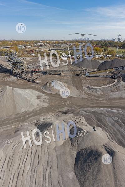 Edward C Levy Aggregates Plant - Aerial Photography