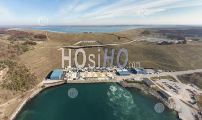 Centrale Hydroélectrique De Stockage Par Pompage - Photographie Aérienne