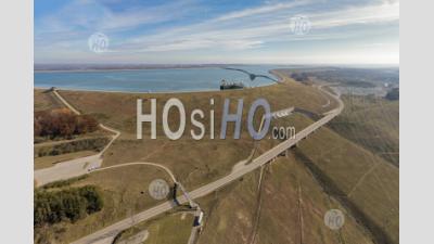 Pumped Storage Hydroelectric Plant - Aerial Photography