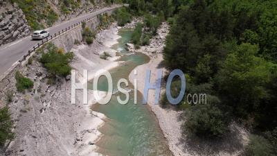 Gorges De La Méouge, Viewed From Drone