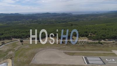 Le Castellet Airport And Paul Ricard Race Car Circuit, Var, France - Video Drone Footage