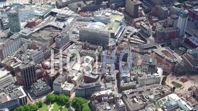 Birmingham New Street Station, Seen From A Helicopter