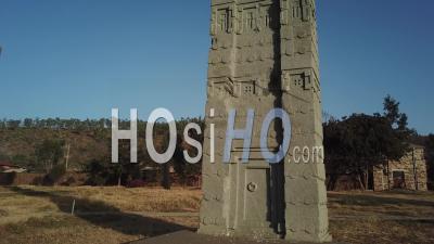 Ethiopie-Axoum Obelisque - Video Drone Footage