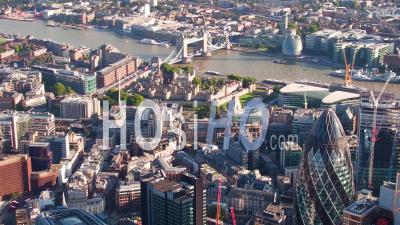 City Of London, United-Kingdom, Seen From Helicopter