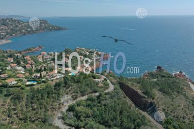 Aerial View Of The Esterel Massif, Saint Raphaël, The Trayas, Var, France - Aerial Photography