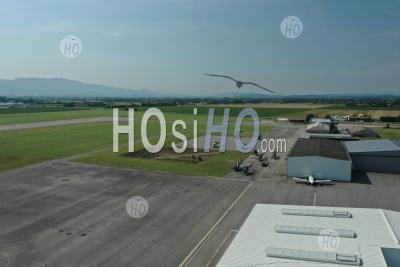 Valence Chabeuil Airport, Drome, France - Aerial Photography