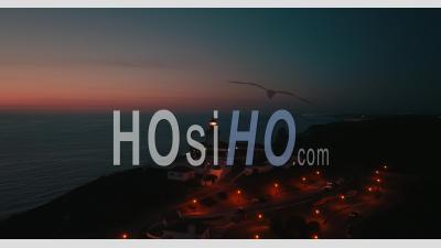 Cabo Da Roca Sunset, Portugal - Video Drone Footage