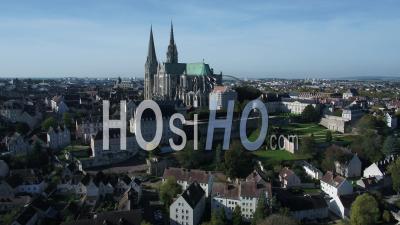 Notre-Dame-De-Chartres Cathedral - Video Drone Footage