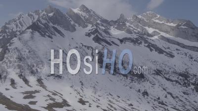 Les Routes De Montagne Du Col Arravis Area, Vidéo Drone