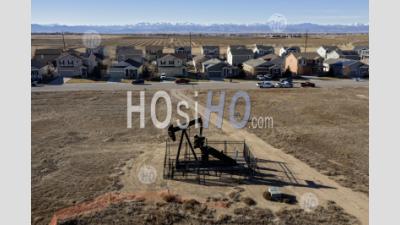 Colorado Oil Well - Aerial Photography