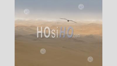 Dunes De Sable Le Long De La Route B2 À Proximité De Swakopmund, Namibie - Photographie Aérienne
