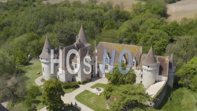 Vidéo Par Drone Du Château De Bridoire