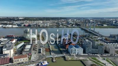 Bordeaux Maritime District, Unesco World Heritage Site - Video Drone Footage