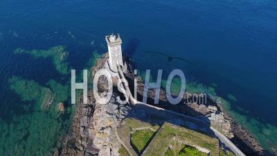 Kermorvan Lighthouse, Brittany - Video Drone Footage