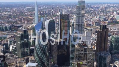 La Ville De Londres Filmée Par Un Hélicoptère