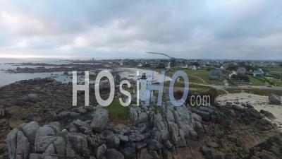 Pontusval Lighthouse - Video Drone Footage