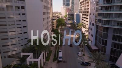 Centre-Ville De Brickell, Miami, Pendant La Journée - Vidéo Drone