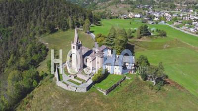 Saint Nicolas Church, Italy - Video Drone Footage