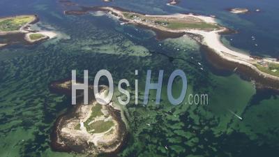 Glenan Islands, Seen From Helicopter