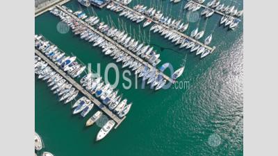 Vieux-Port En Été, Marseille, Bouches-Du-Rhône, France - Photographie Aérienne