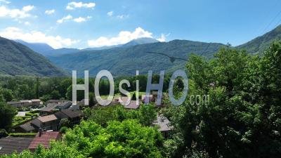 Aerial Greetings From The Romanche Valley In Isere - Video Drone Footage