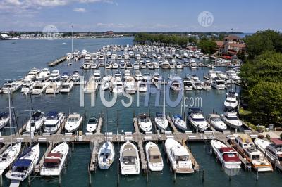 Detroit Yacht Club - Aerial Photography
