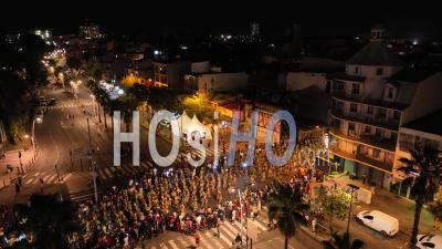 Mas K Kle : Carnival Nights And Cruise Lights In Guadeloupe - Video Drone Footage