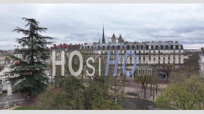 Saint Benigne Cathedral In Dijon - Video Drone Footage